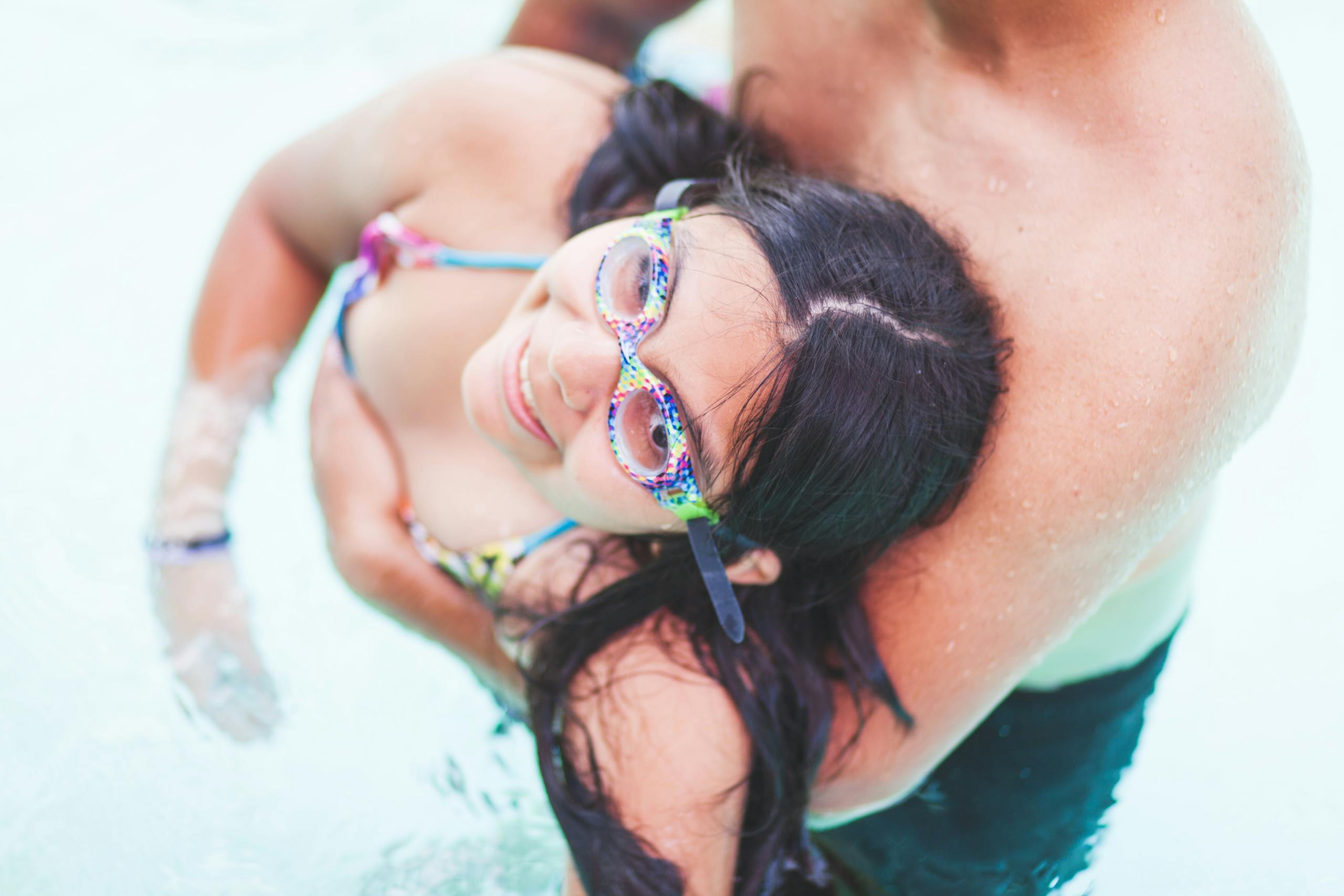 Woman in Clear Goggle